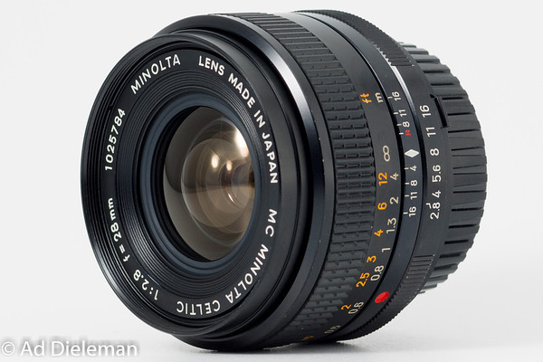 在庫価格【希少品】MINOLTA MC W.ROKKOR 28mm f2 レンズ(単焦点)